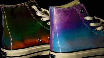 这双5D“变色鞋”火了，让光来决定颜色，做这条gai上最亮的崽
