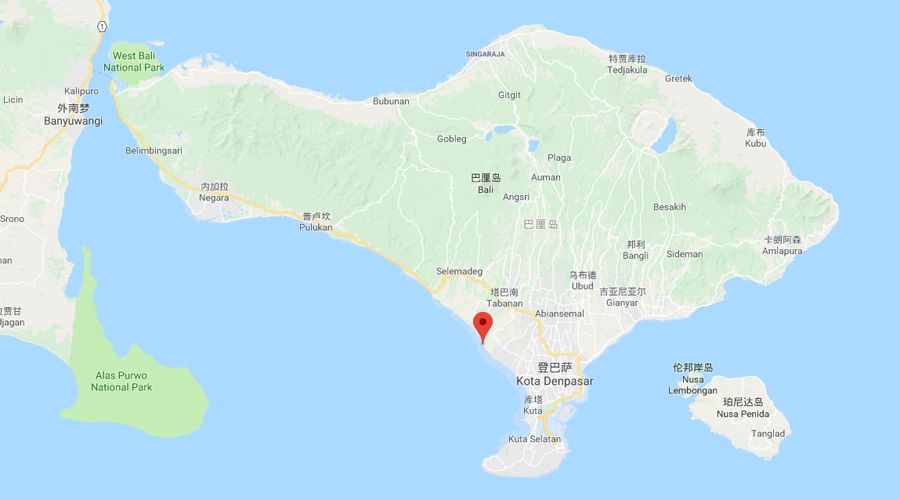 印尼巴里岛皇宫海神庙,印尼巴厘岛海神庙日落