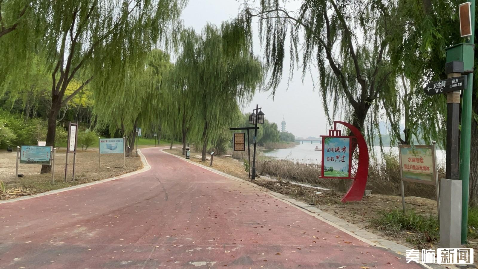 减河公园美景,近期减河湿地公园