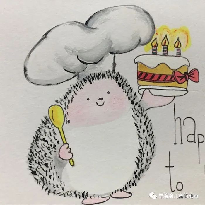 生日礼物手工贺卡happybirthday,过生日时生日贺卡的最好画法