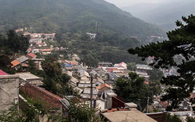 京西古村落枯藤老树,涧沟古村落