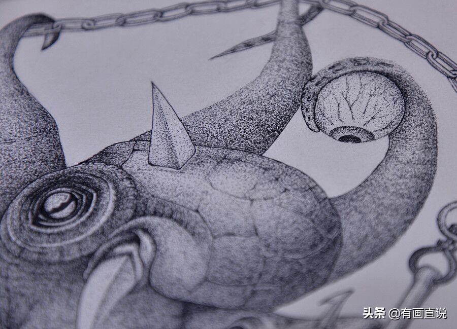 创意素描图片临摹大全4k,零基础简单素描画临摹