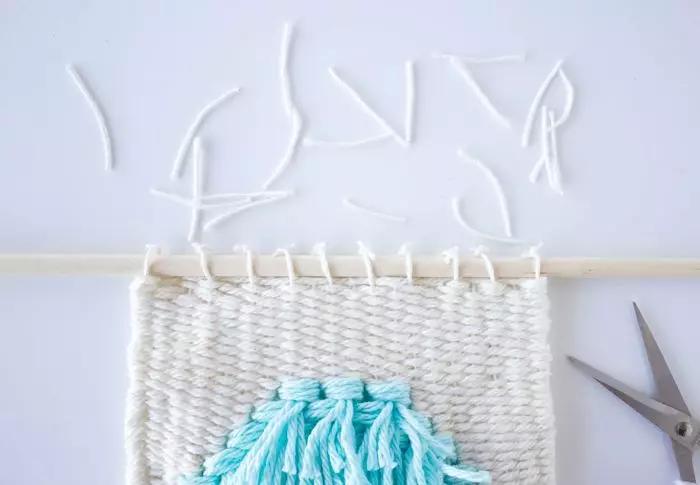 毛线装饰编织教程全过程,毛线编织小饰品简单入门教程