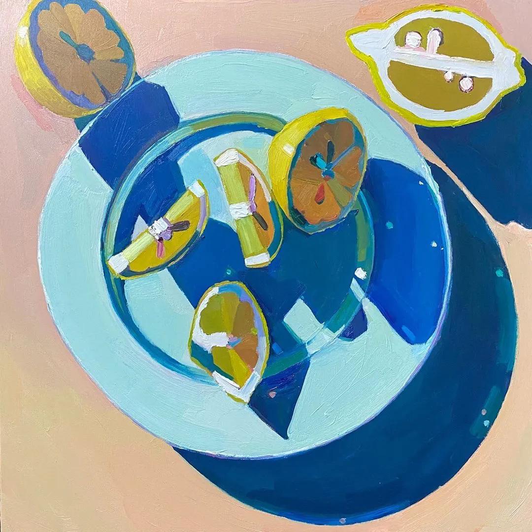 充满光感，秀色可餐的水果绘画