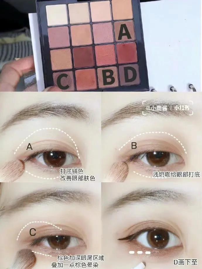 nyx眼影盘搭棕色衣服,nyx眼妆浓颜