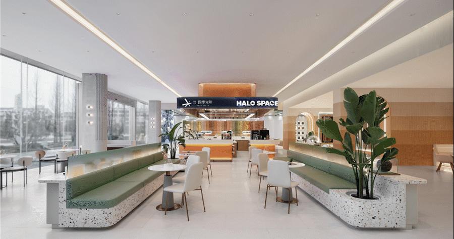 顶级售楼中心设计图,售楼部展示区设计