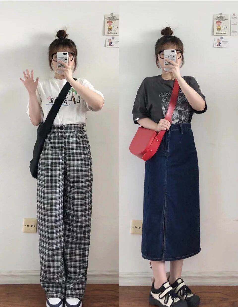 现在的天气适合清爽又舒适的穿搭,天气冷了把衣服穿厚点穿搭风格