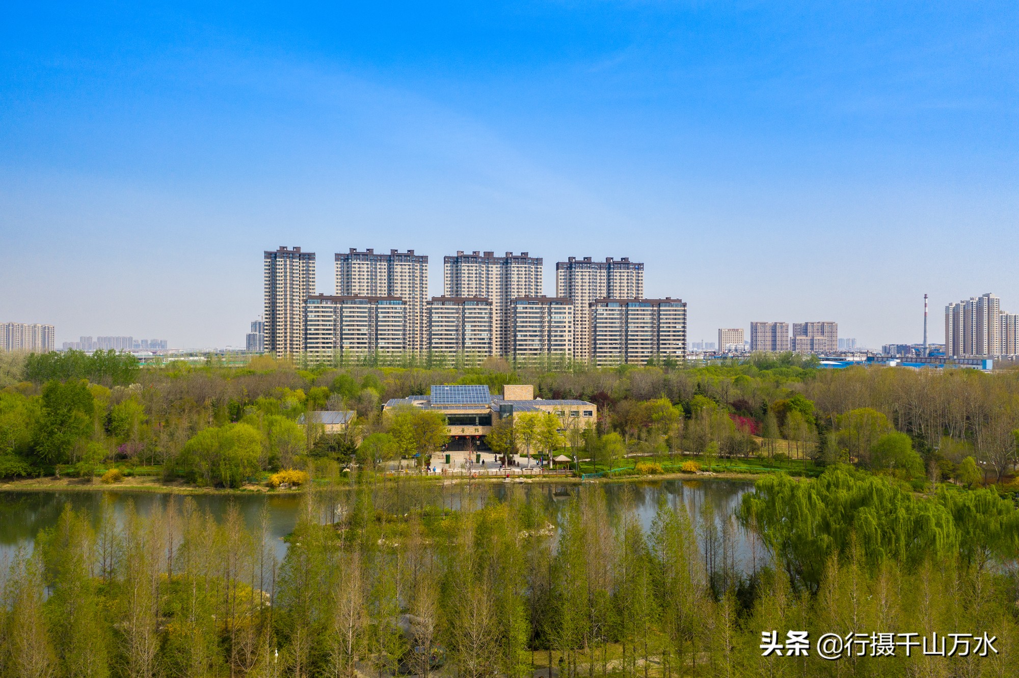 济南森林公园色彩斑斓秋意渐浓,济南今年的森林公园风景如画