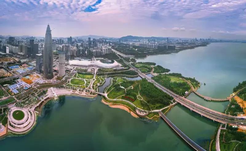 深圳华润春笋大厦最新航拍,华润春笋大厦500米