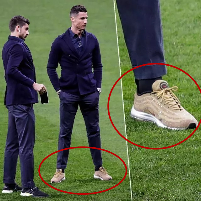 c罗穿红鞋比赛,c罗赛前穿耐克鞋