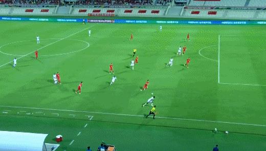 上港国脚武磊颜骏凌张琳梵,世预赛武磊梅开二度