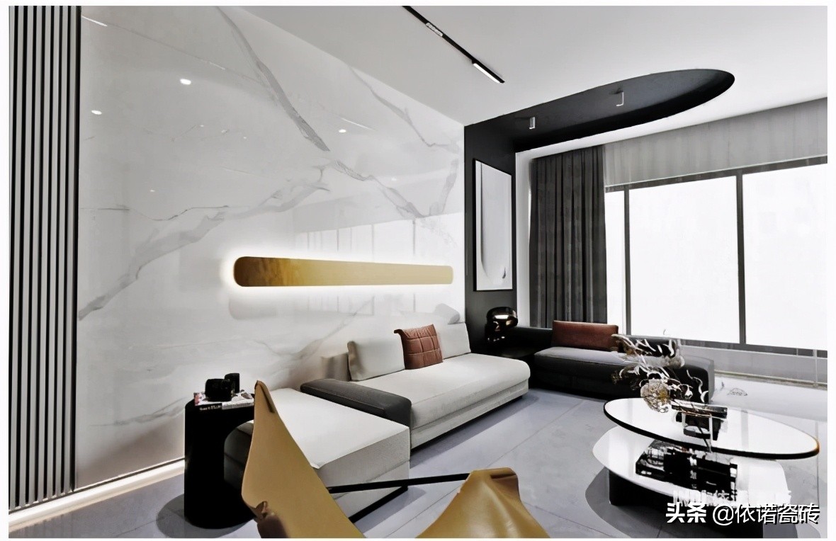 岩板背景墙用哪款岩板好看,德利丰岩板和依诺岩板哪个好