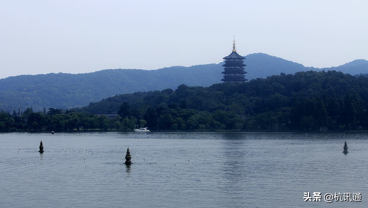 杭州西湖三潭印月英文介绍,杭州西湖三潭印月标志