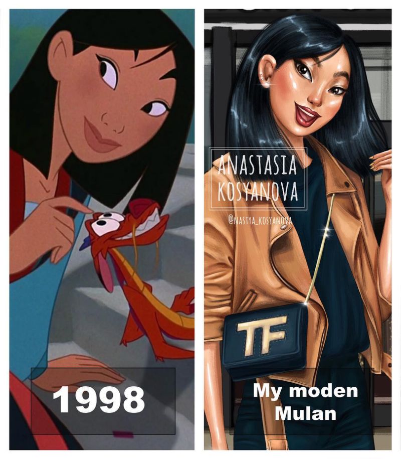 画家笔下的公主：灰姑娘爱Chanel、贝儿爱Gucci，她们都成为网红