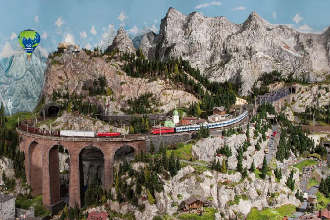 世界上最真实的火车模型,世界最大的铁路系统模型