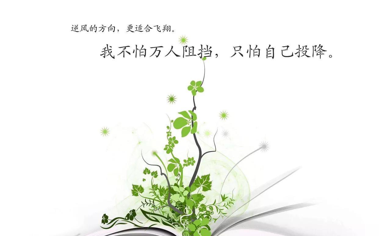 人生不怕万人阻挡只怕自己投降,不怕万人阻挡只怕自己投降感悟