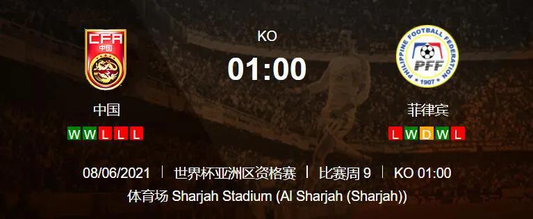 中国vs菲律宾国足亚洲杯比分,国足胜菲律宾全场回看