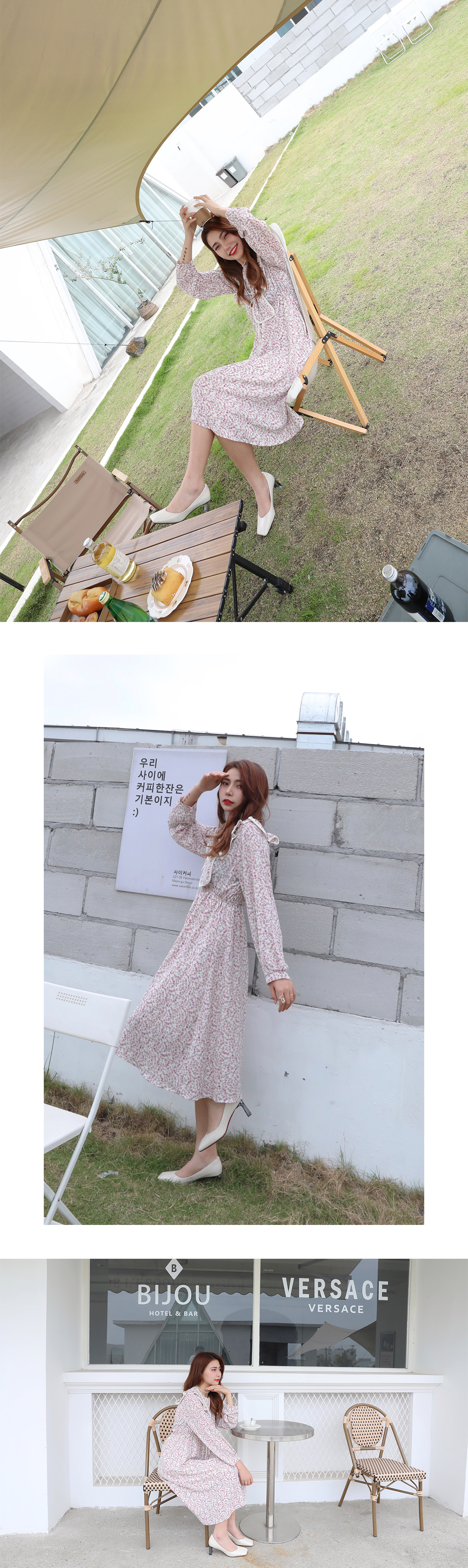 真·人间甜妹，丹比奴甜心碎花裙穿搭指南