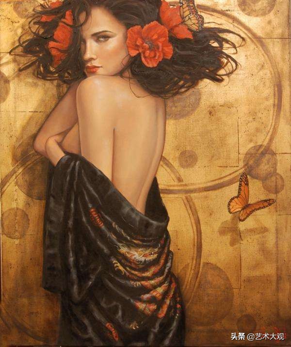 欧美顶级油画人物,人物油画的绘画教程视频