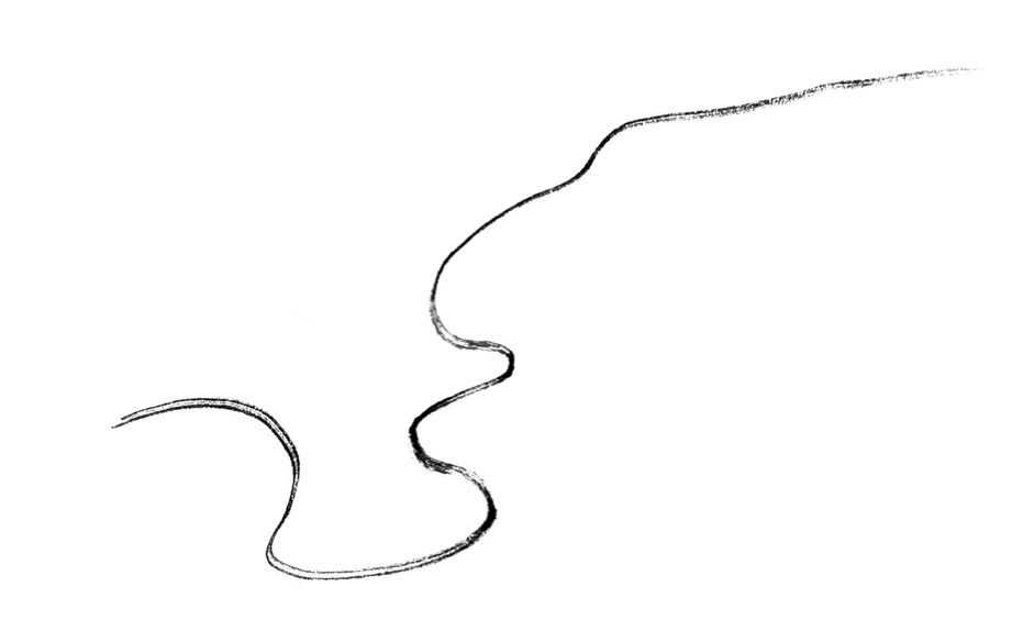 云简易画法,云简单素描画