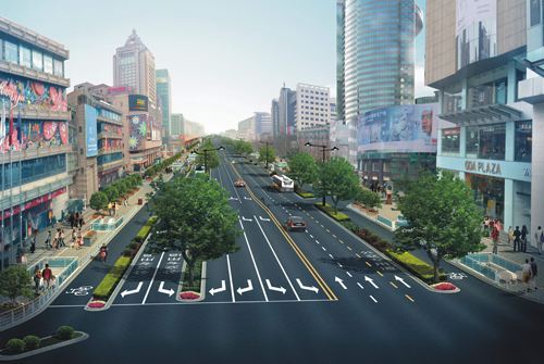 杭州商业步行街,中国十大步行街杭州湖滨步行街