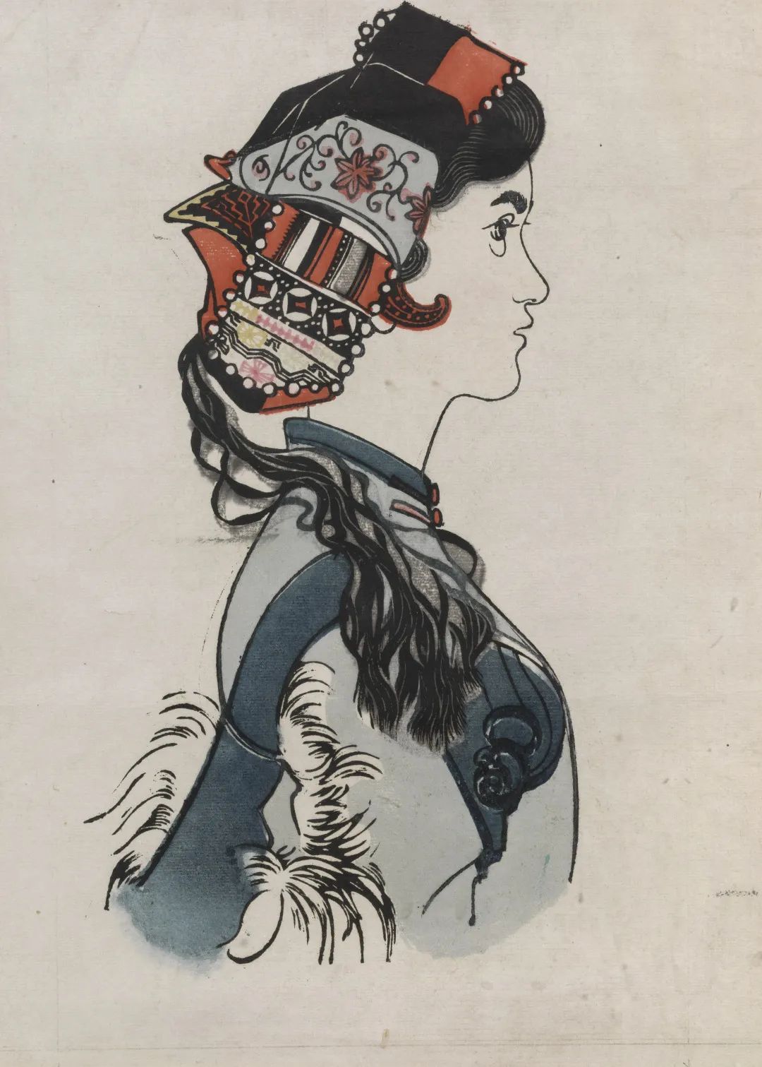 黄永玉画老头,96岁天才画家黄永玉