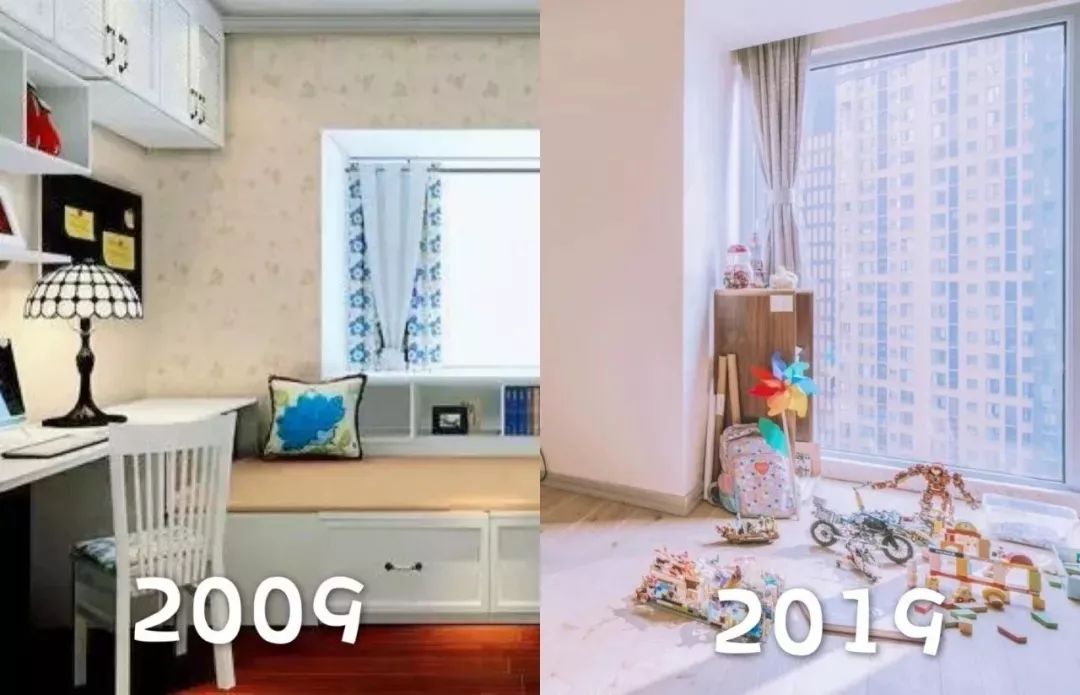 十年变化挑战视频,家具十年前后对比