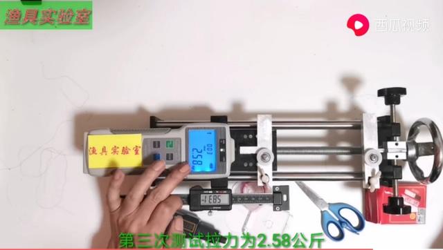 大牌鱼线对比测试,真实鱼线测评实测