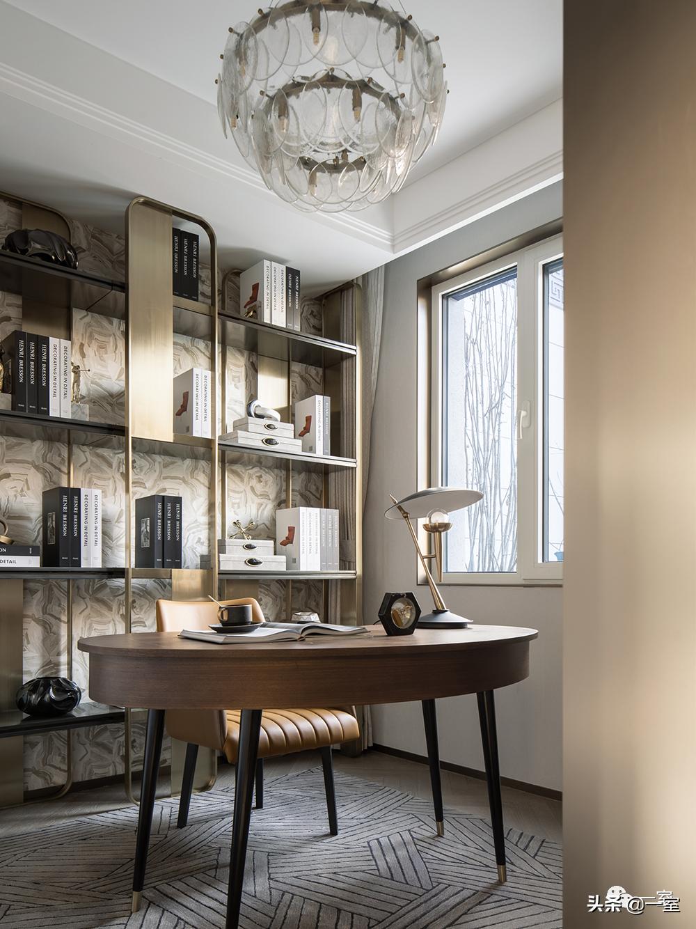 餐厅书房一体设计,书房客房一体设计