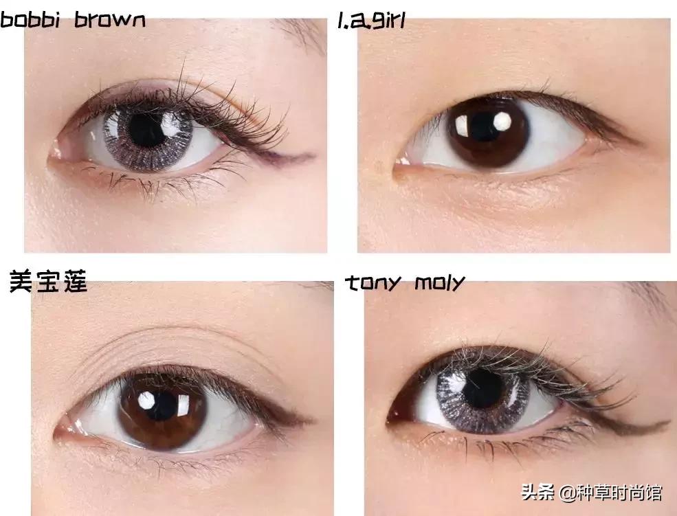 初学者如何使用kissme眼线笔,kissme眼线笔真实测评黑茶色