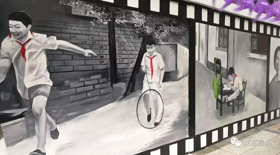 美丽乡村彩绘墙网红打卡,教你刷出一面不土气的网红彩色墙