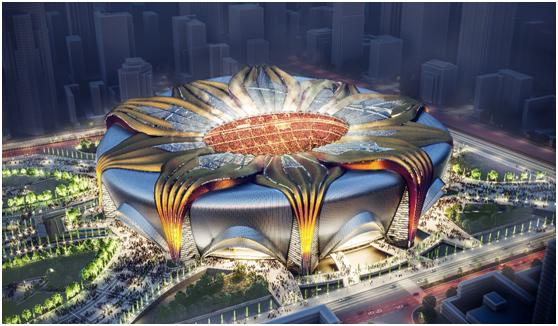 恒大新足球场荷花,广州恒大荷花球场