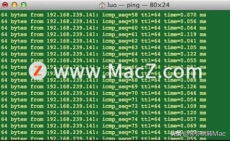 mac有ping命令吗,mac电脑ping命令