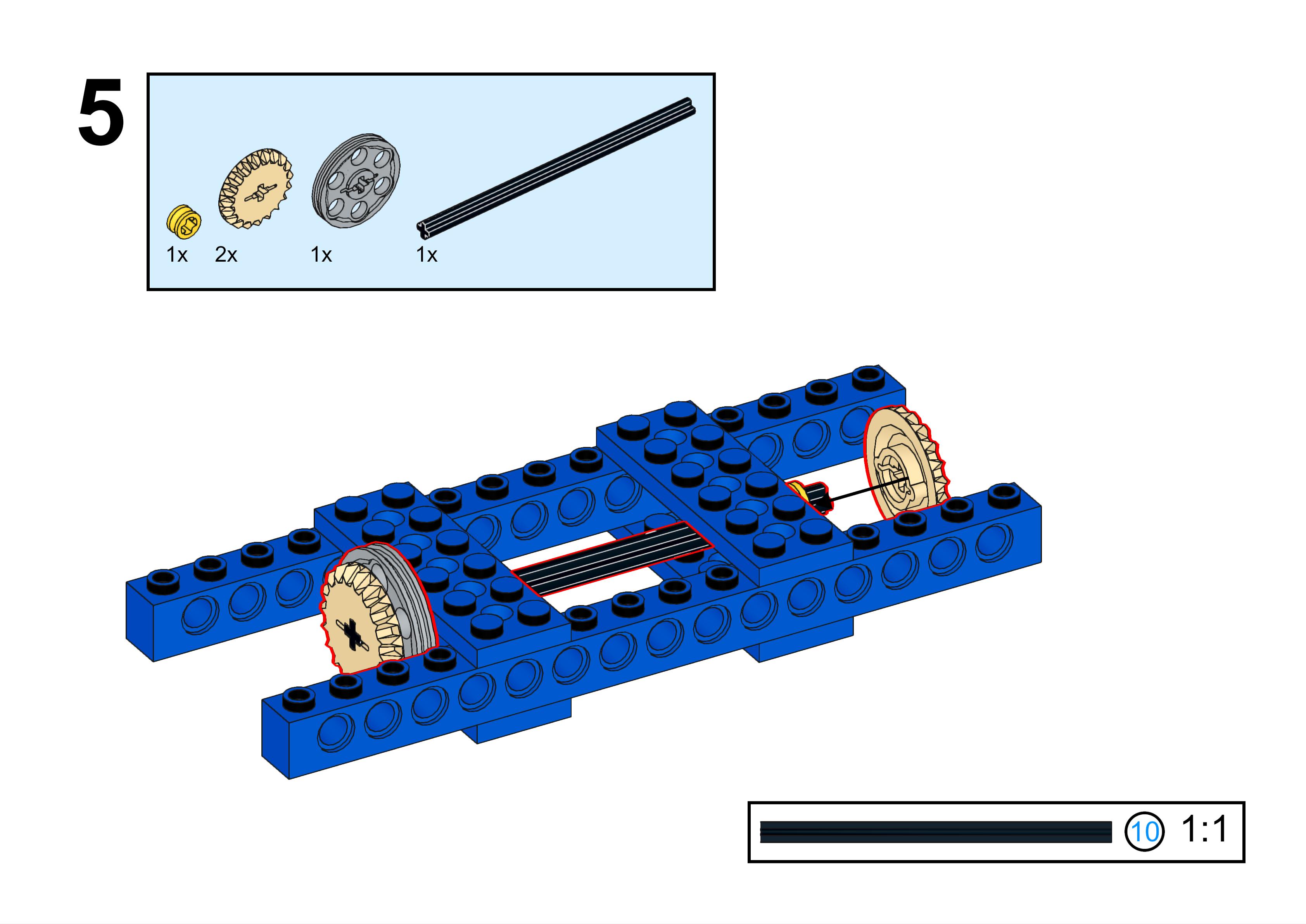 用乐高9686做一辆四驱车,乐高9686小颗粒四驱车搭建教程