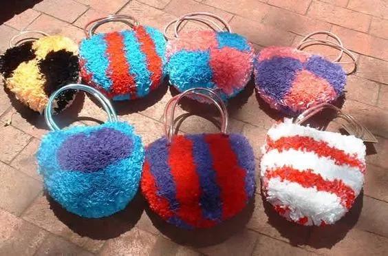 塑料袋手工编织视频,塑料袋编织篮子视频教程