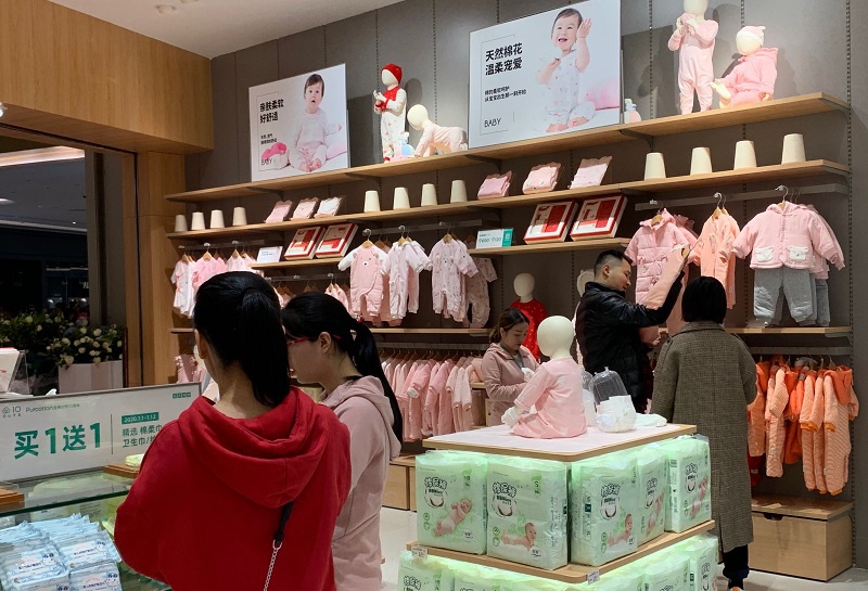 全棉时代东莞专卖店,全棉时代广州旗舰店形象