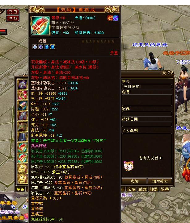 天龙八部：全服第四天山﹎醉凌雲ゞ装备图曝光，这钱花的上头