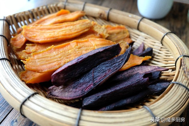 软糯香甜的地瓜干,无添加纯手工好吃的地瓜干