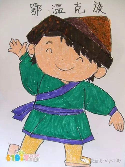 各族儿童简笔画的图片,56民族儿童简笔画大全