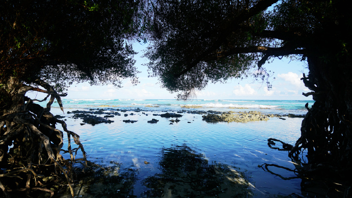 海上香格里拉金町湾,马尔代夫香格里拉隐逸的海岛天堂