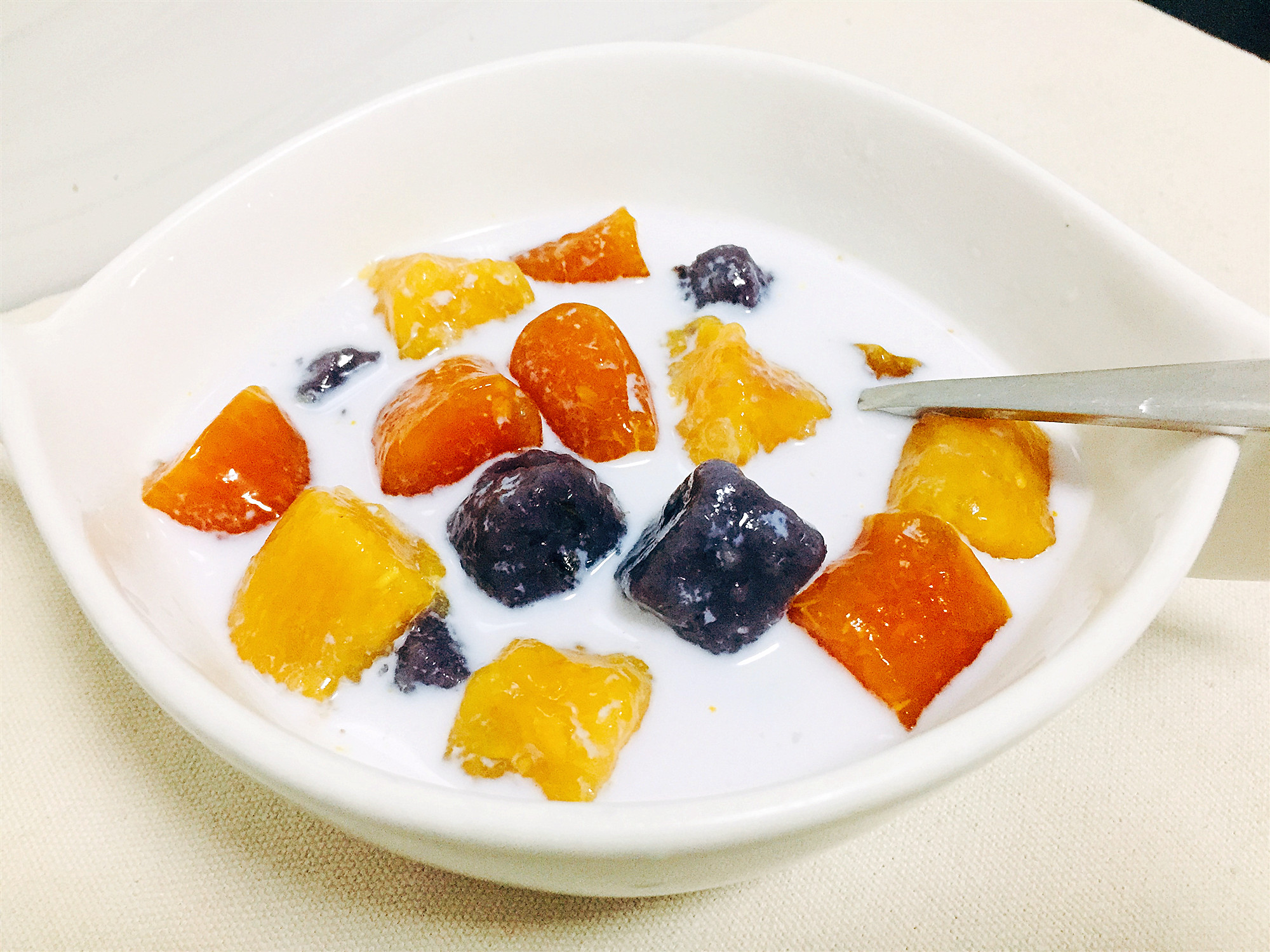 三色芋圆做法教程糯米粉,三色芋圆做法不用木薯粉