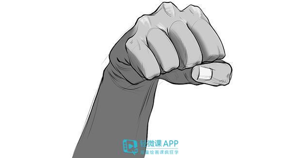 动漫人物手部画法教程,动漫男生手部画法