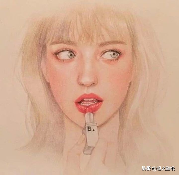 韩国高颜值小姐姐学了6年的绘画,却治愈了全网18万粉丝