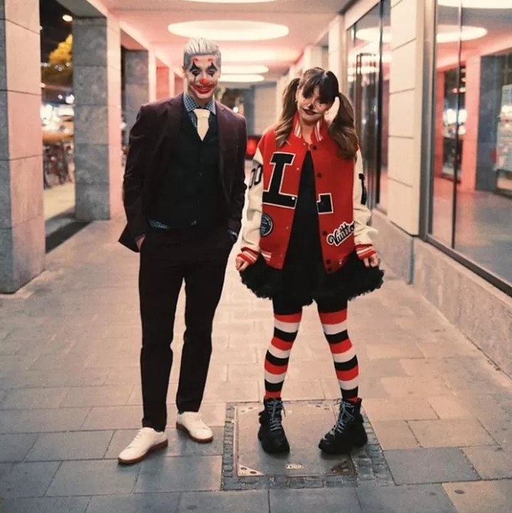 23位足球明星过万圣节，莱万夫妇扮小丑，迪玛利亚变宇航员
