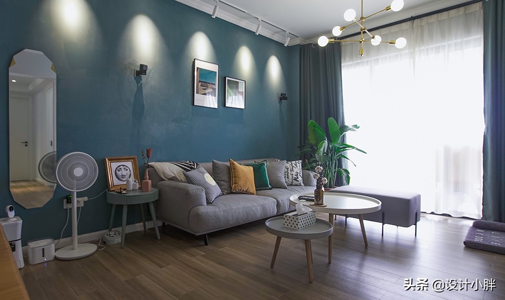 广州88㎡北欧宅，设计师遇上科技控，平凡空间变身時尚智能爱巢