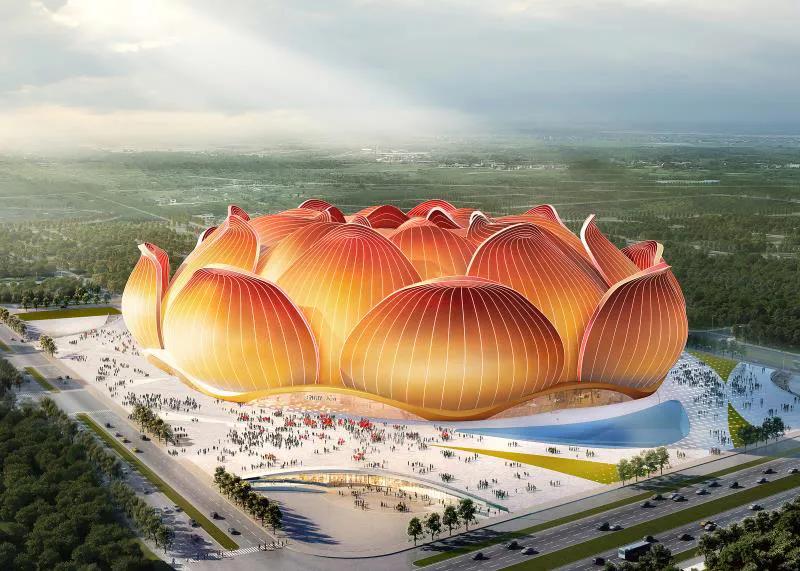 世界最大专业足球场广州恒大,广州恒大足球场开工仪式