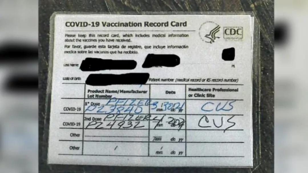 美国出现假新冠疫苗接种卡，卖$150/张！学校：“发现就停学！”