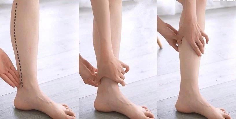 小腿往哪个方向按摩,o型腿按摩哪里