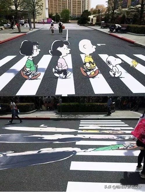 人行道创意,有创意的斑马线