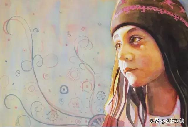 儿童水彩颜料画涂色图片,三丽鸥水彩涂色本怎么画